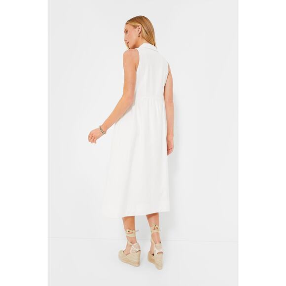 POMANDER PLACE White Jules Dress Size M NWT Retail $148 Tuckernuck - Picture 2 of 7